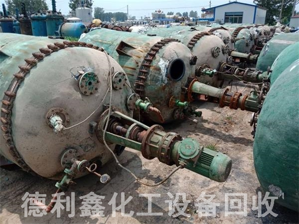 專業(yè)化工廠設備回收，不銹鋼反應釜回收